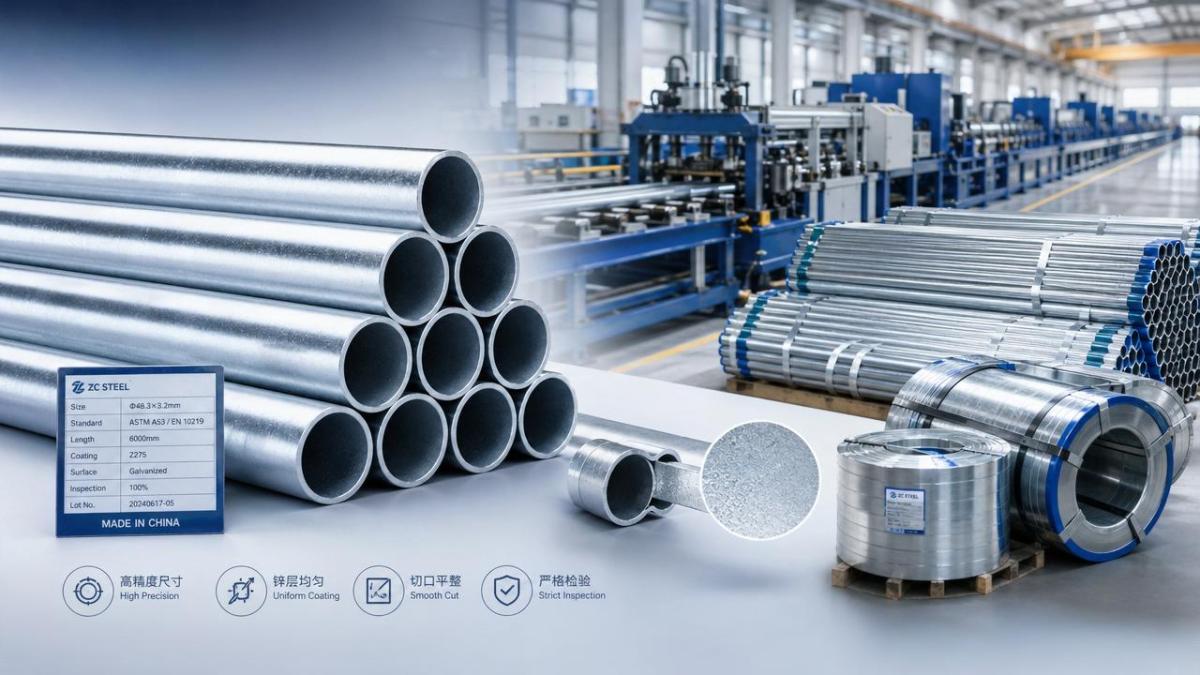 Questions worth asking before choosing a galvanized pipe manufacturer