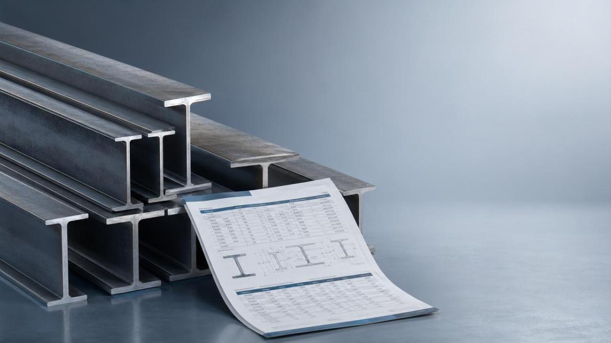 How to use an H-beam weight chart for fast material planning