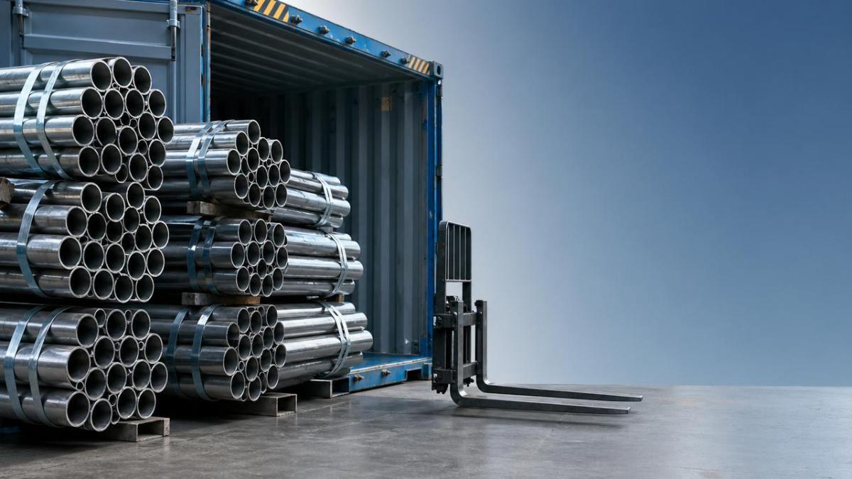 Steel tube weight: the detail that changes transport planning