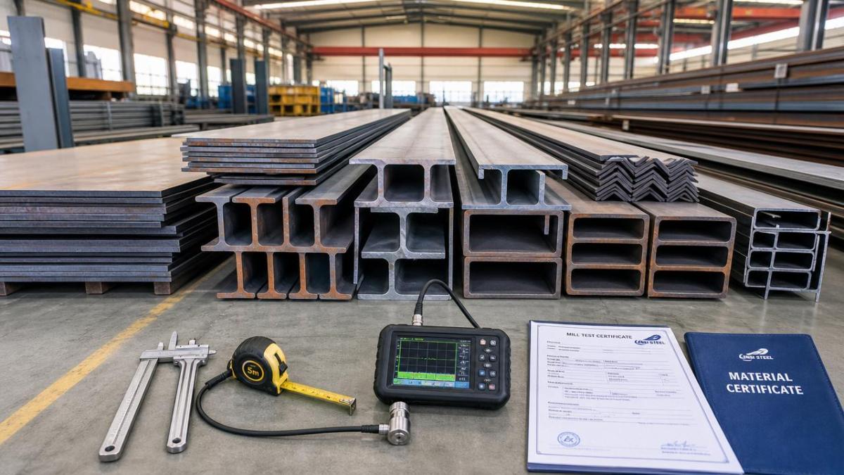 How to Test Structural Steel Quality Before Acceptance