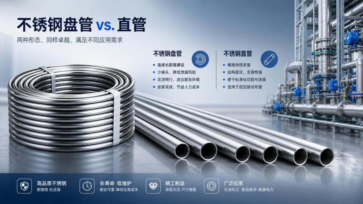 Stainless Steel Pipe Coil: When to Use It Over Straight Pipe