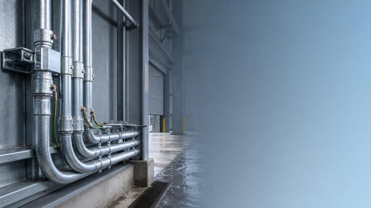 Is galvanized pipe electrical use allowed in all environments?