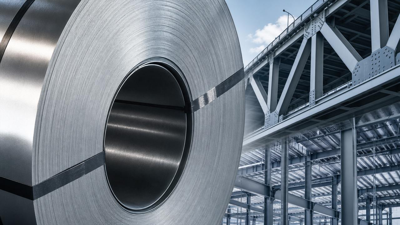 Bobinas de aço de alta resistência podem reduzir o custo total de construção.
