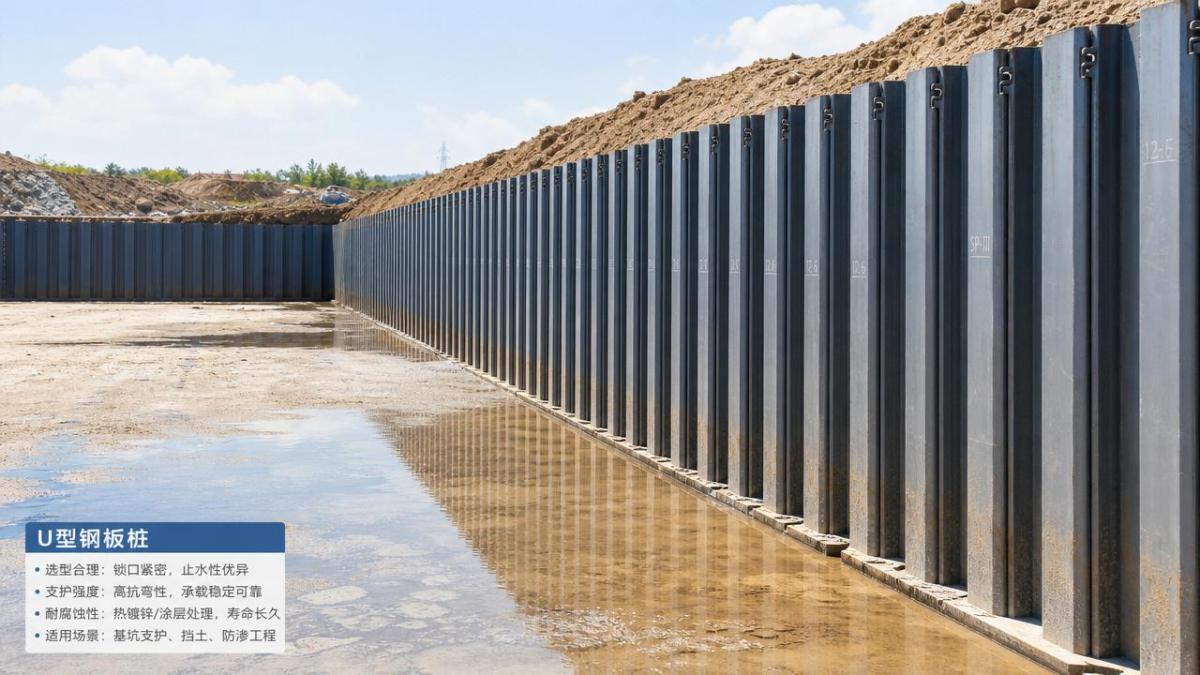 Steel Sheet Piles for Retaining Walls: Selection Tips Steel Sheet Piles for Retaining Walls: Selection Tips
