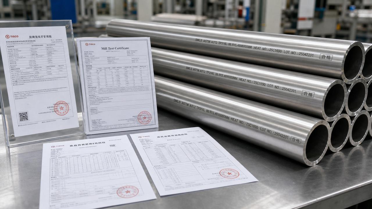 Lista de verificação para fornecedores de tubos de aço inoxidável: documentos e testes a solicitar antes de fazer o pedido