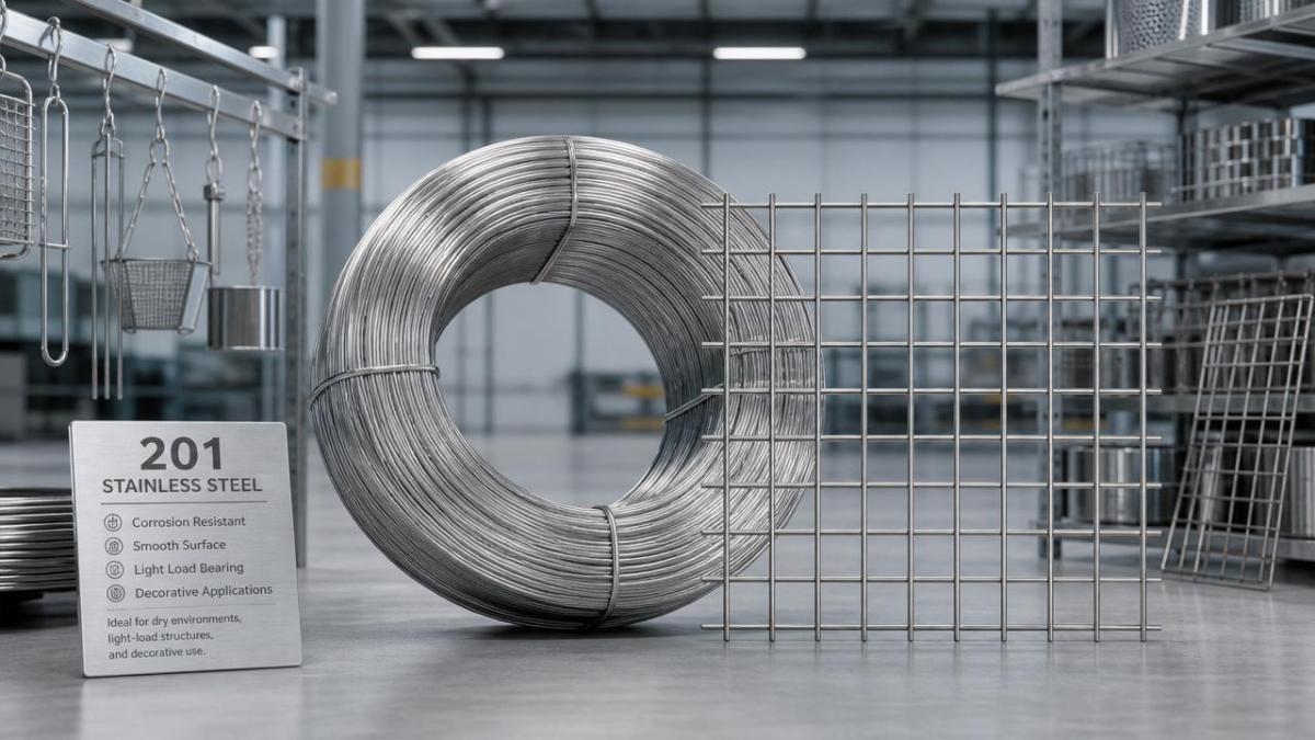 201 Stainless Steel Wire: Where It Works and Where It Fails Fio de Aço Inoxidável 201: Onde Funciona e Onde Falha