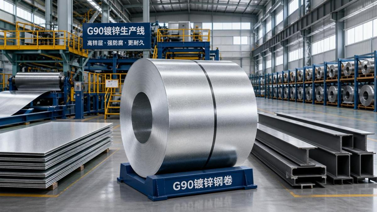 Bobina de aço galvanizado G90: vale a pena o revestimento extra?