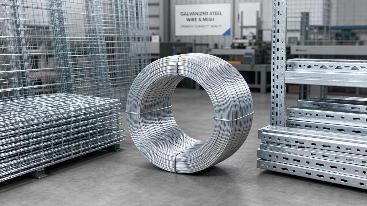 Arame galvanizado eletroliticamente: quando um acabamento brilhante é o mais importante
