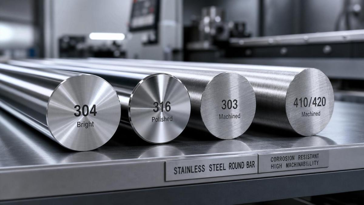 Stainless Steel Round Bar Applications: How to Choose by Grade and Surface Finish Aplicações de barra redonda de aço inoxidável: Como escolher por grau e acabamento de superfície