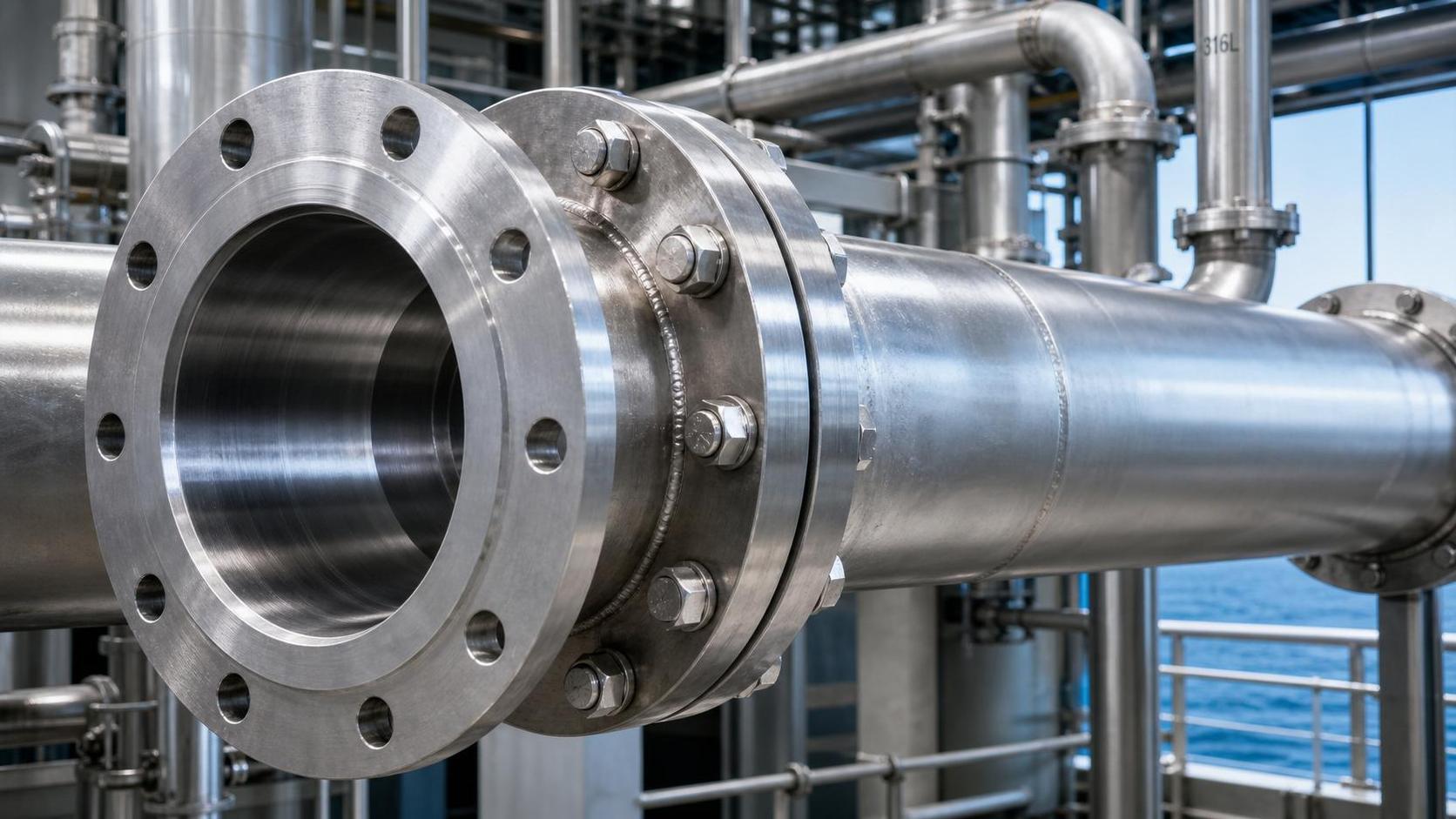 Como selecionar tubos inoxidáveis para aplicações alimentares, químicas e marítimas