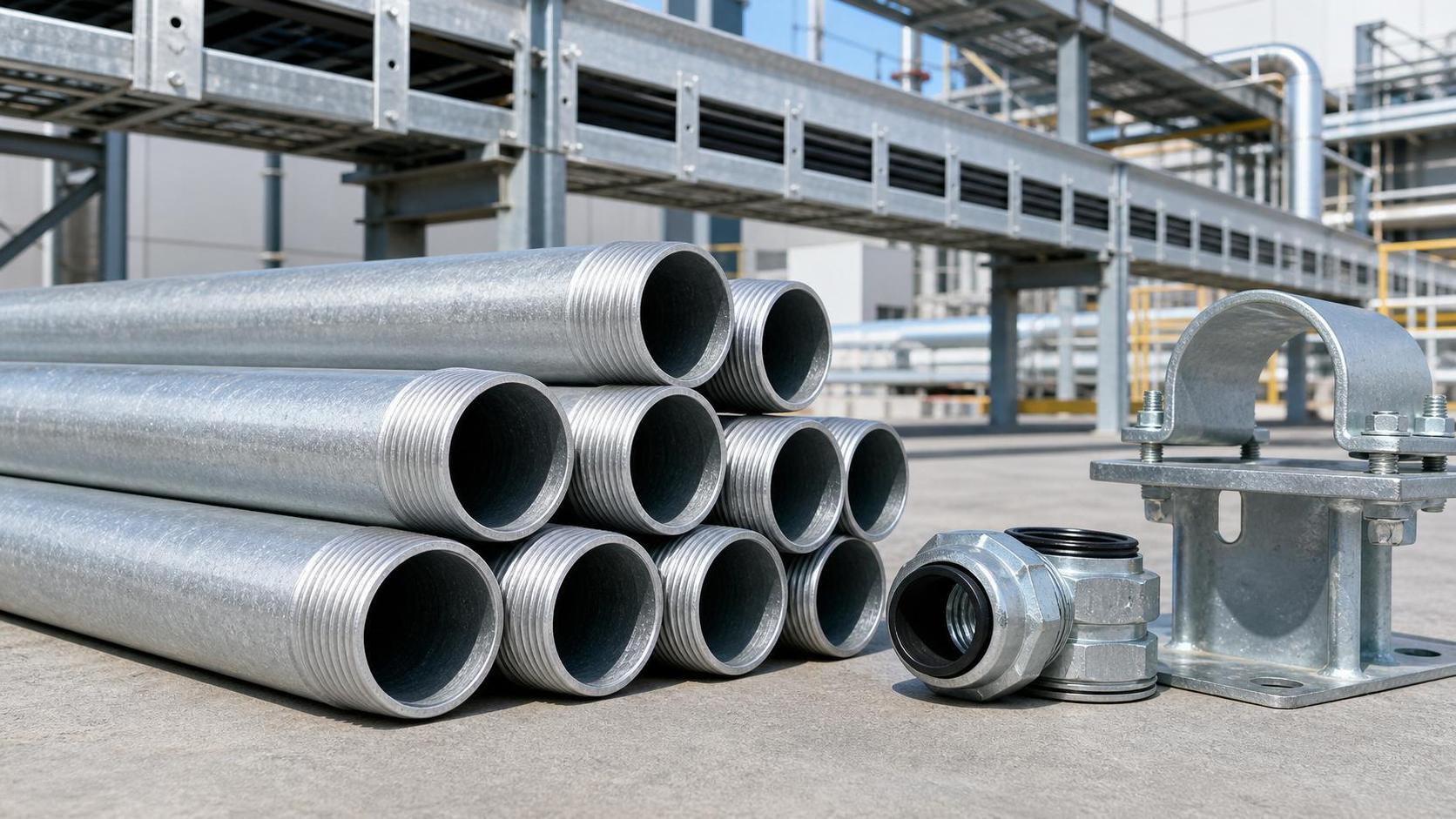 Como escolher tubos eletrodutos de aço galvanizado para instalações elétricas externas