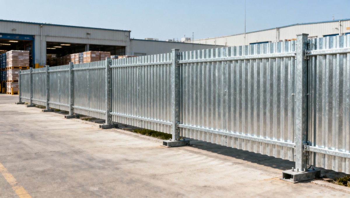 A chapa ondulada galvanizada é uma opção melhor para cercas em áreas externas?