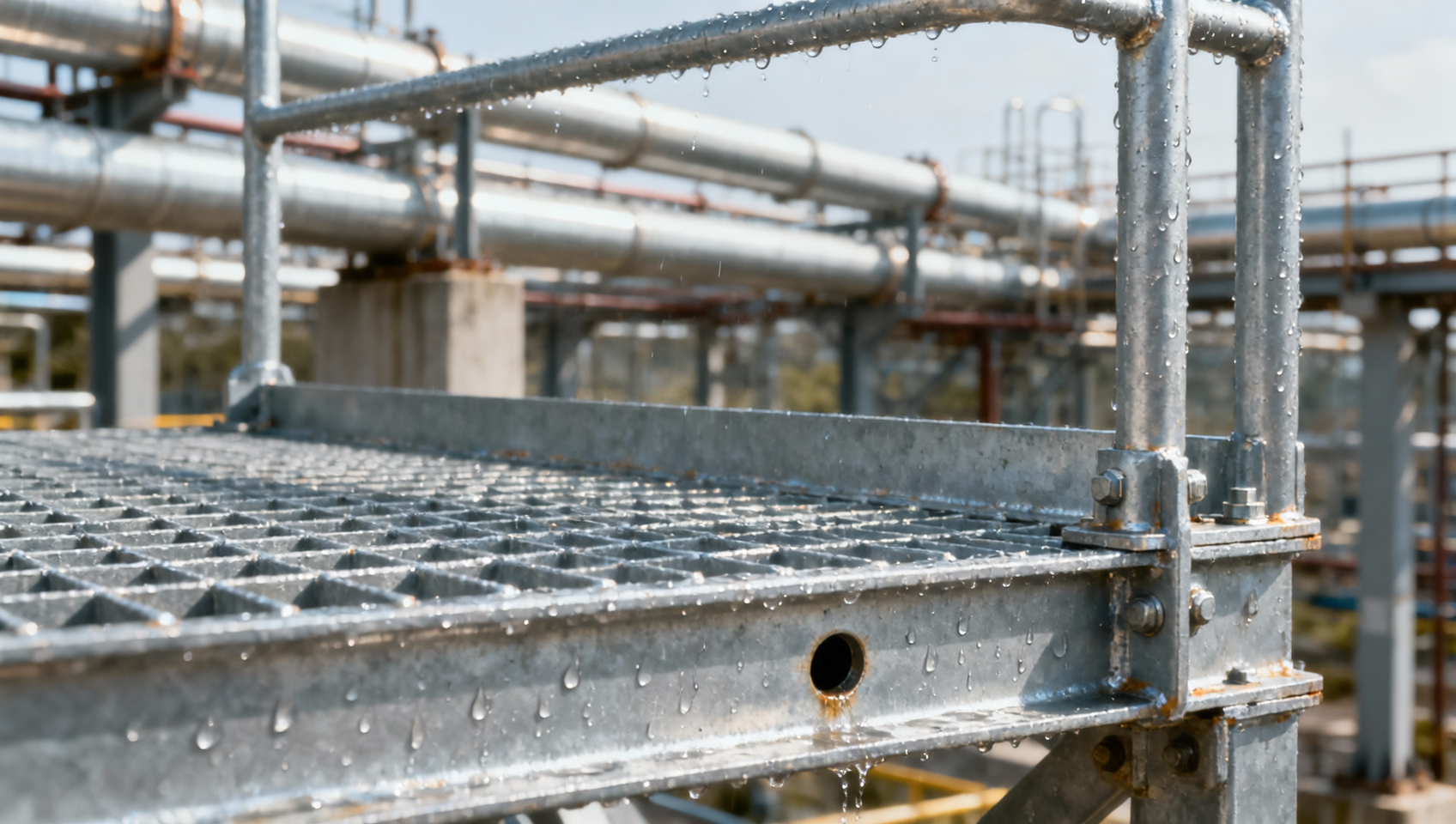 Onde o aço galvanizado a quente oferece o melhor valor em infraestrutura externa