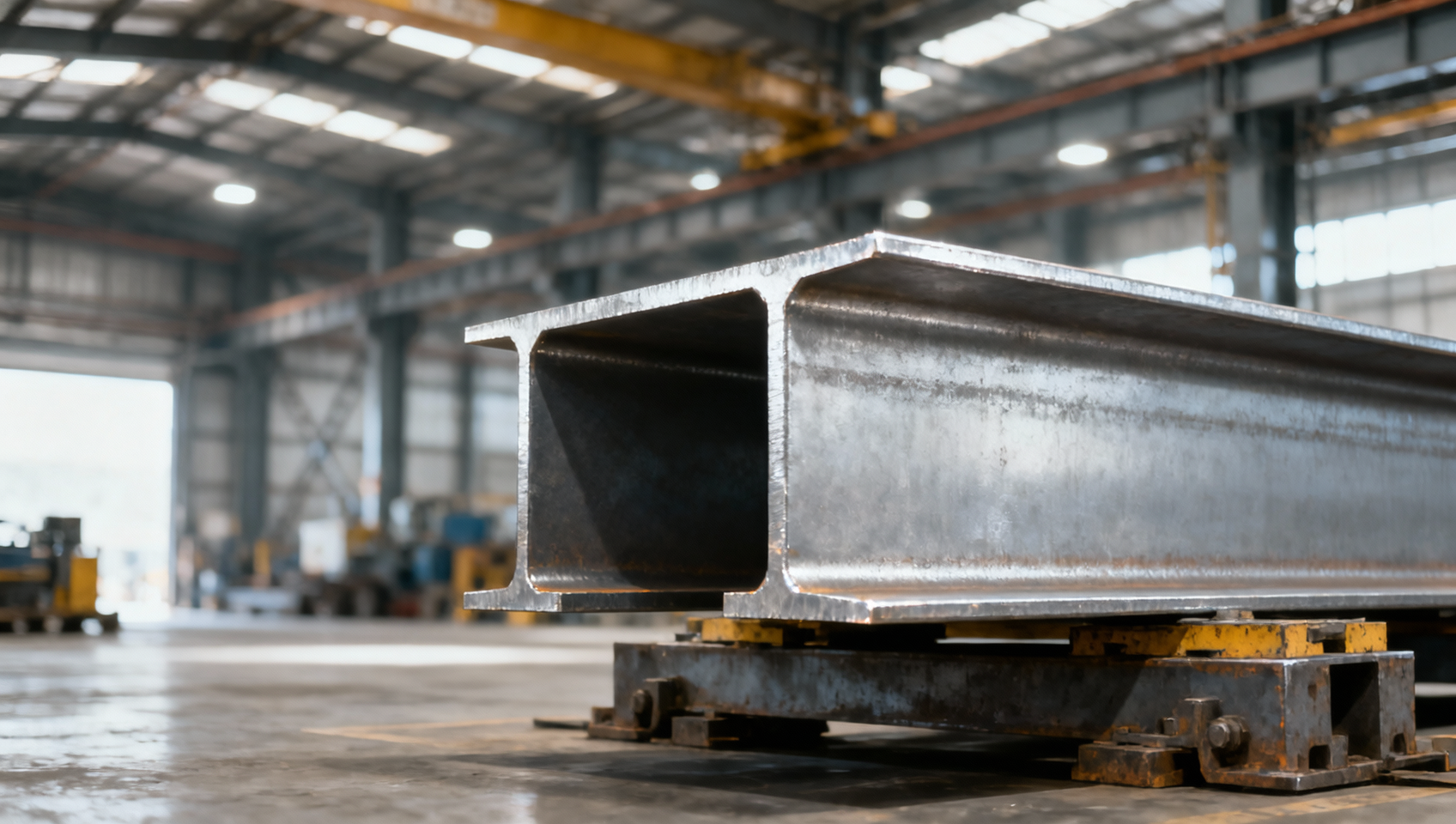 When is a Hot Rolled I-Beam preferable for heavy loads?