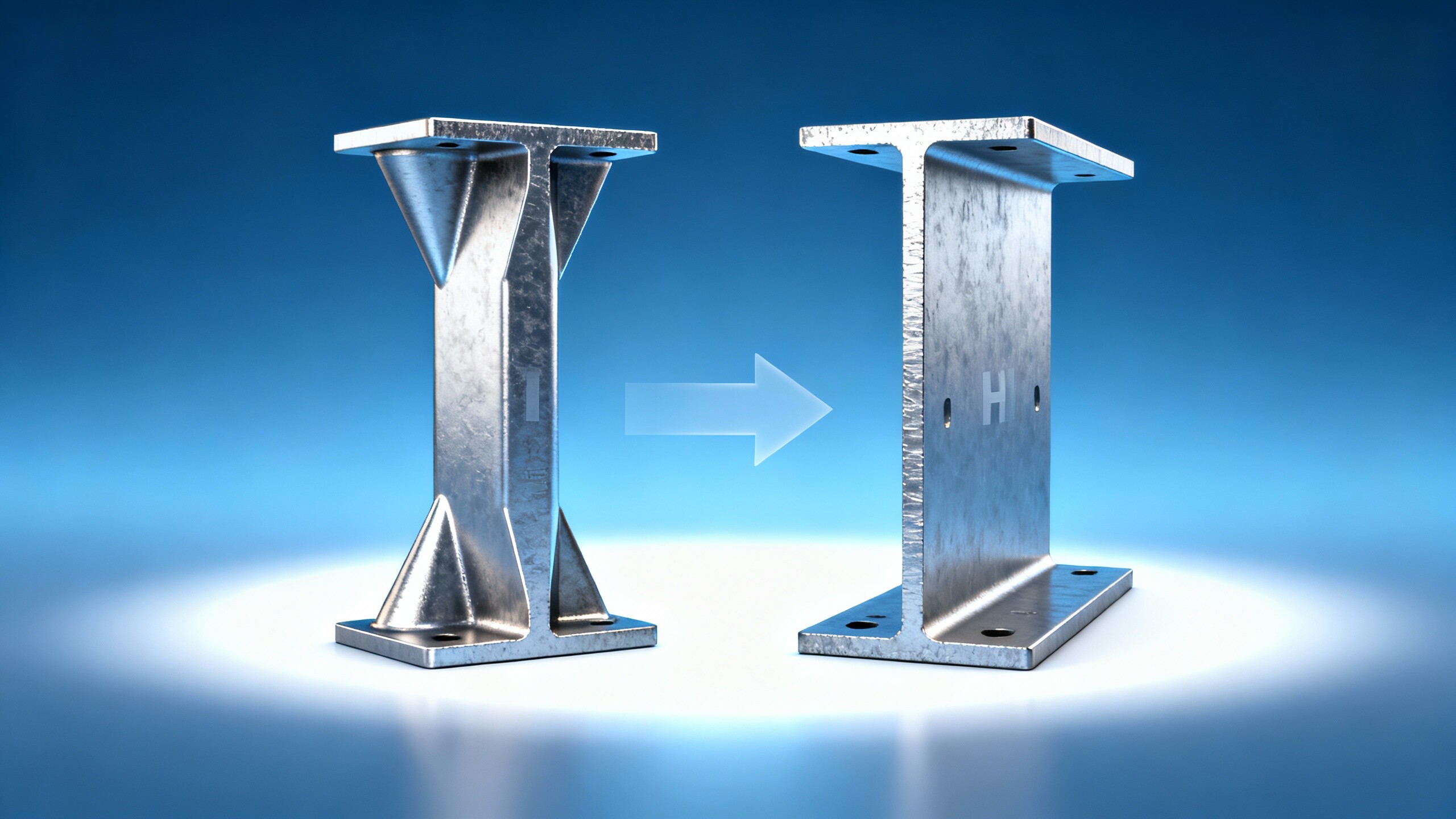 I Beam مقابل H Beam: الاختلافات الرئيسية وأيهما تختار لمشروعك