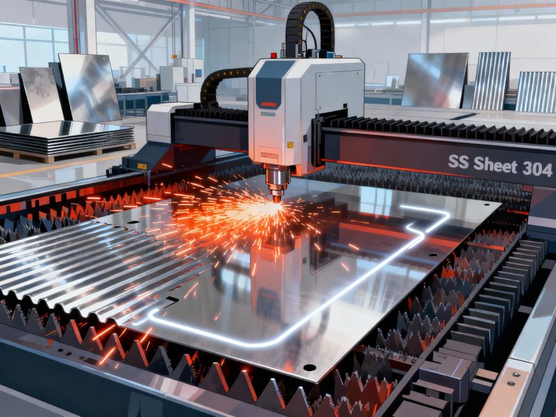 Custom Cutting and Finishing for SS Sheet 304 and Stainless Flat Plate