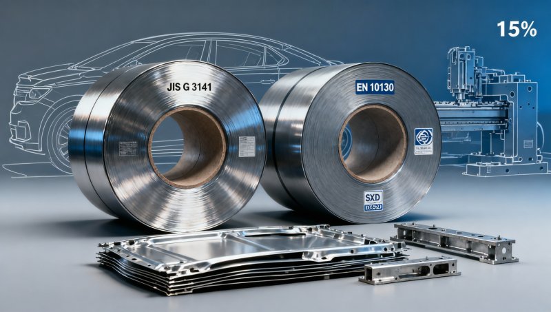 SGCD1 Coil vs. DX52D Coil: Cold-Rolled Deep Drawing Performance Comparison for Automotive Stamping