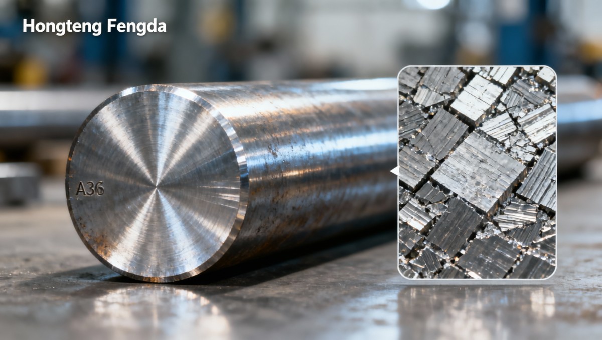 How does heat treatment affect tensile strength of high strength A36 Carbon Steel Round Bar? — metallurgical insight for designers