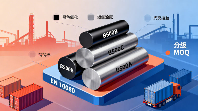 How European distributors set MOQ for steel rods: 3-tier model based on EN 10080 grade & surface finish
