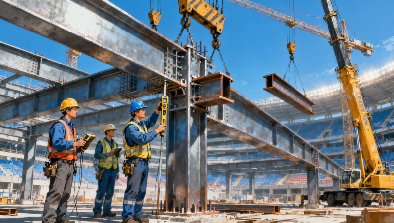 Risk considerations when planning steel structure construction for stadiums اعتبارات المخاطر عند تخطيط بناء الهياكل الفولاذية للملاعب