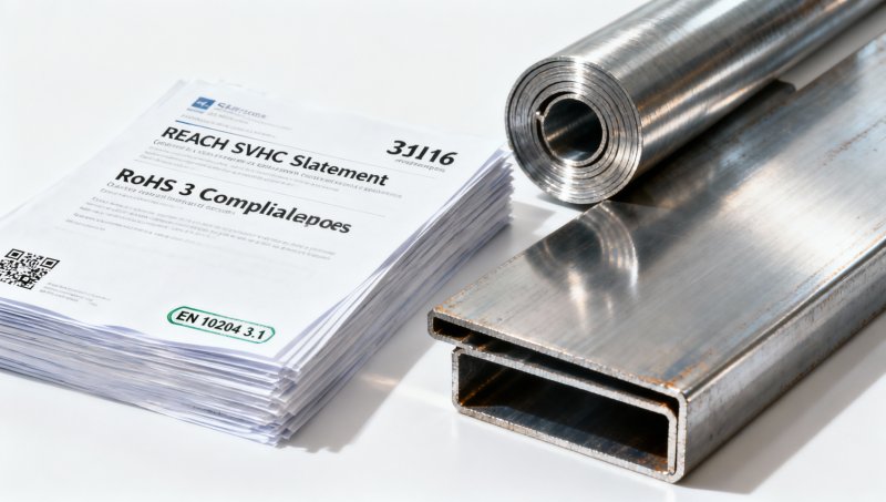How a 316 angle steel supplier in Europe handles REACH SVHC declaration and RoHS 3 compliance documentation