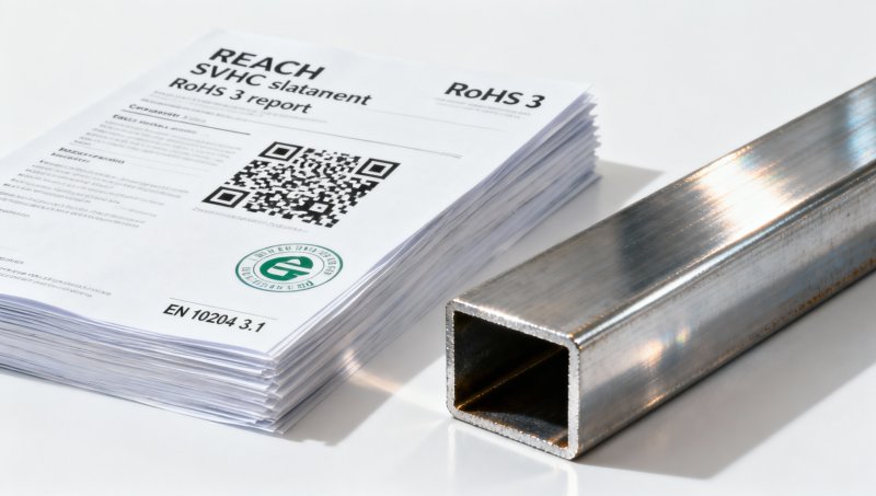 How a 316 angle steel supplier in Europe handles REACH SVHC declaration and RoHS 3 compliance documentation