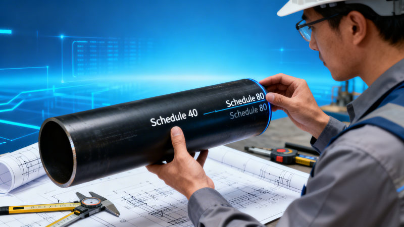 Black steel plumbing pipe: When to use schedule 40 vs schedule 80 in high-pressure irrigation systems