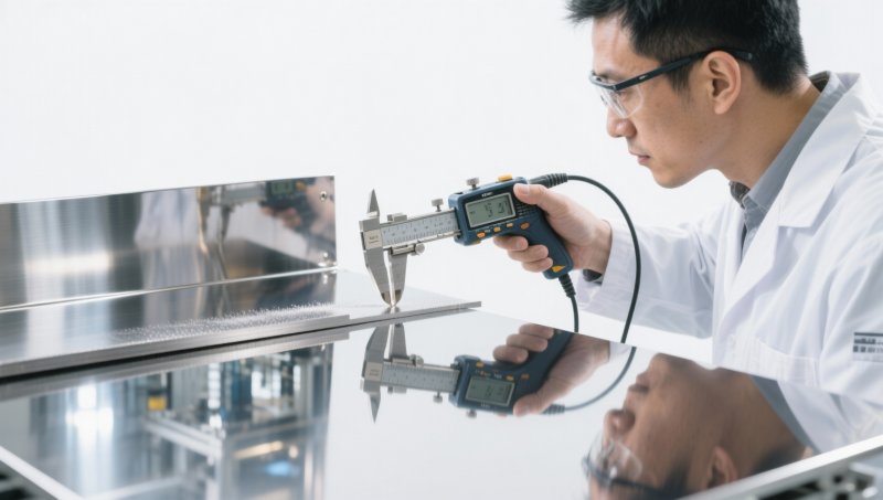 What surface roughness (Ra) range is typical for mirror stainless sheet custom size used in luxury retail fixtures