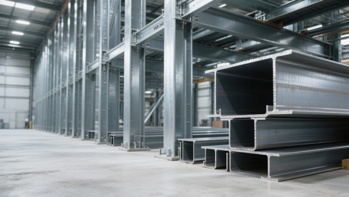 Hot rolled I beam deflection limits for warehouse racking systems compliant with EN 15512