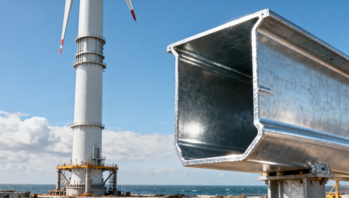 ASTM steel profile for wind turbine towers: What happens if galvanizing thickness falls below 85μm?