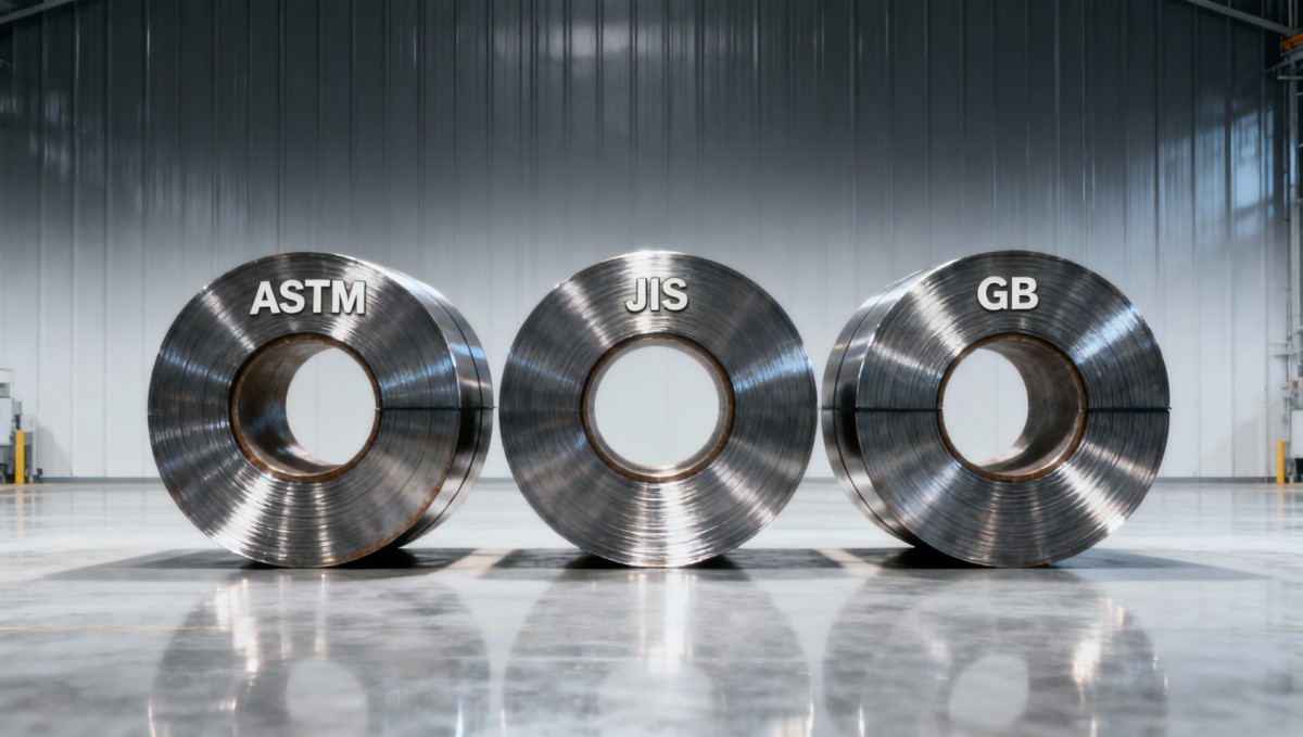 Hot rolled coil yield strength variations across ASTM, JIS and GB standards