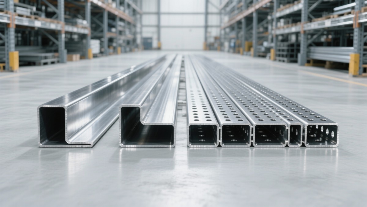 Are metal angle iron with holes priced higher than solid versions?