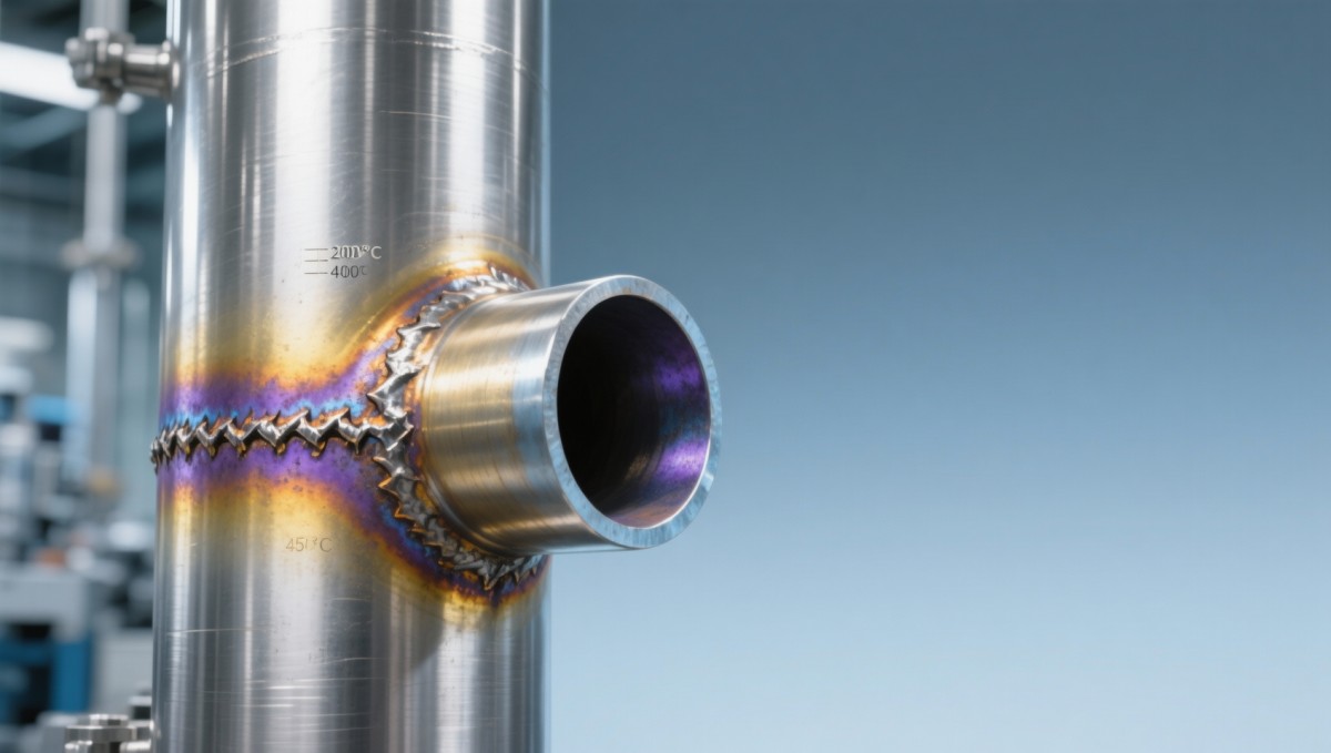 SUS pipe heat tint discoloration—does it always indicate compromised passivation layer?