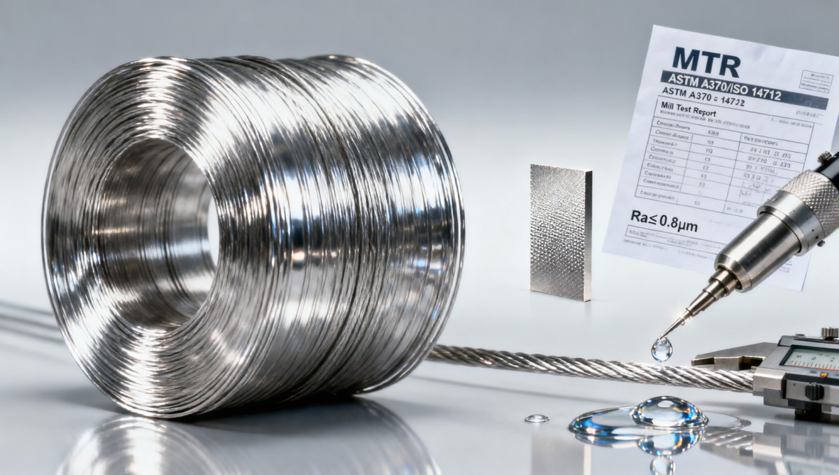 Is ‘304 SS wire’ always food-grade? Not unless it meets these three mill test requirements