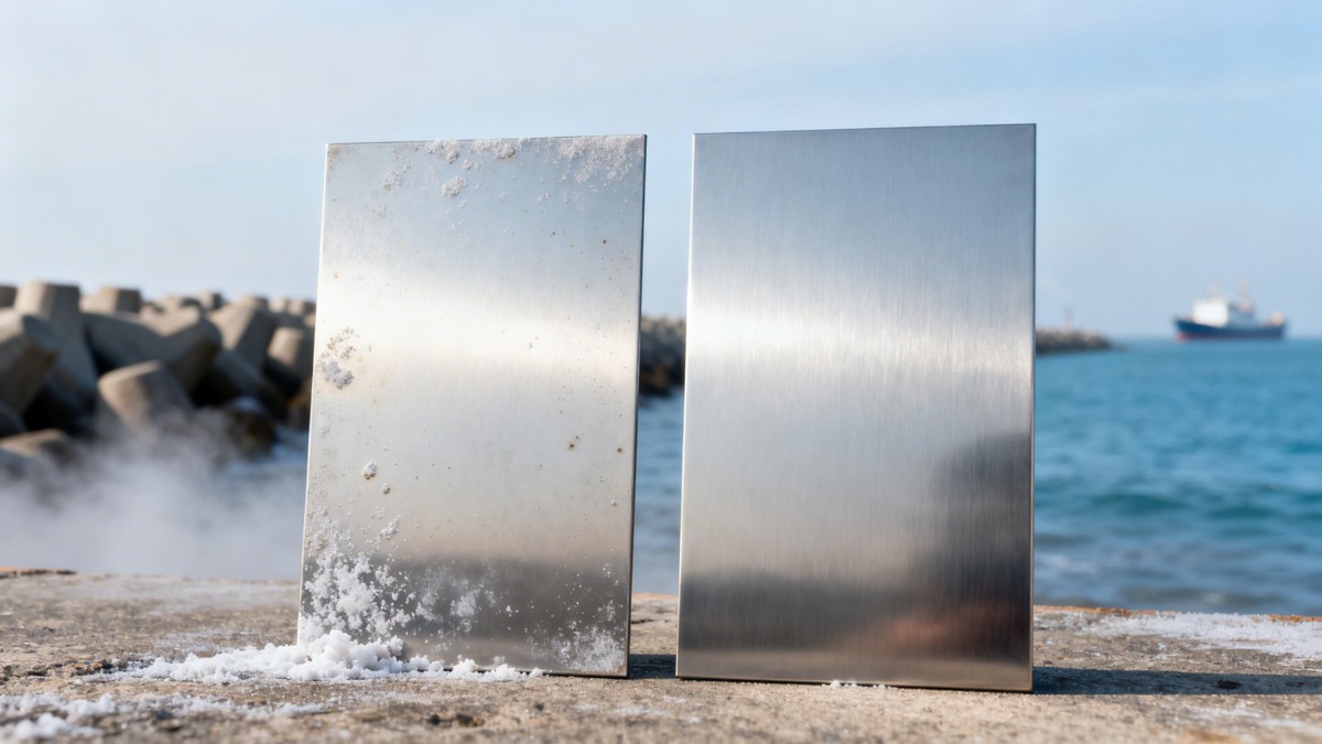 Why stainless steel sheet grades 304 and 316 behave differently in coastal environments