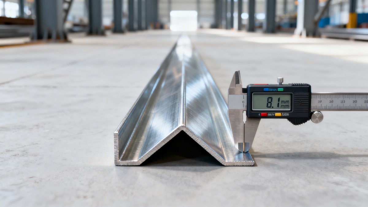 L shape angles with inconsistent leg thickness: How much does it affect load-bearing capacity?