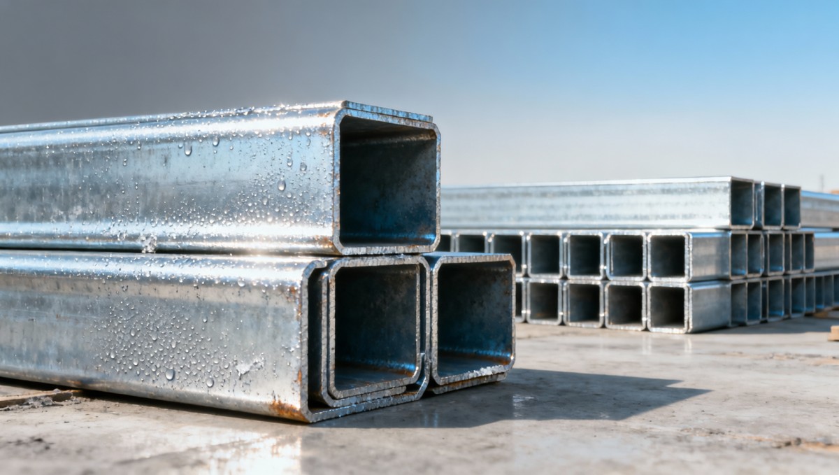 Galvanized angle shelf life on site: Does storage duration affect bond strength with concrete?