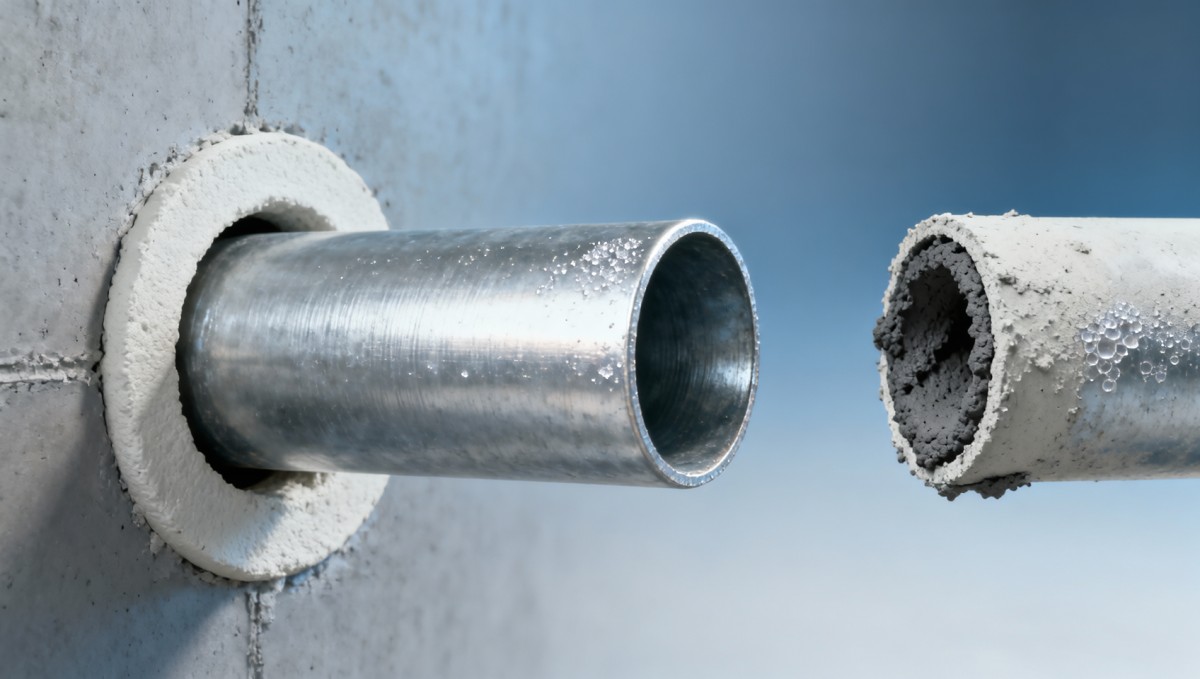 Conduit pipe galvanized for fire-rated walls: Does the zinc coating compromise intumescent seal performance?