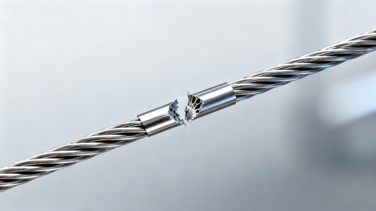 Stainless steel wire breaks unexpectedly during tension tests—common causes