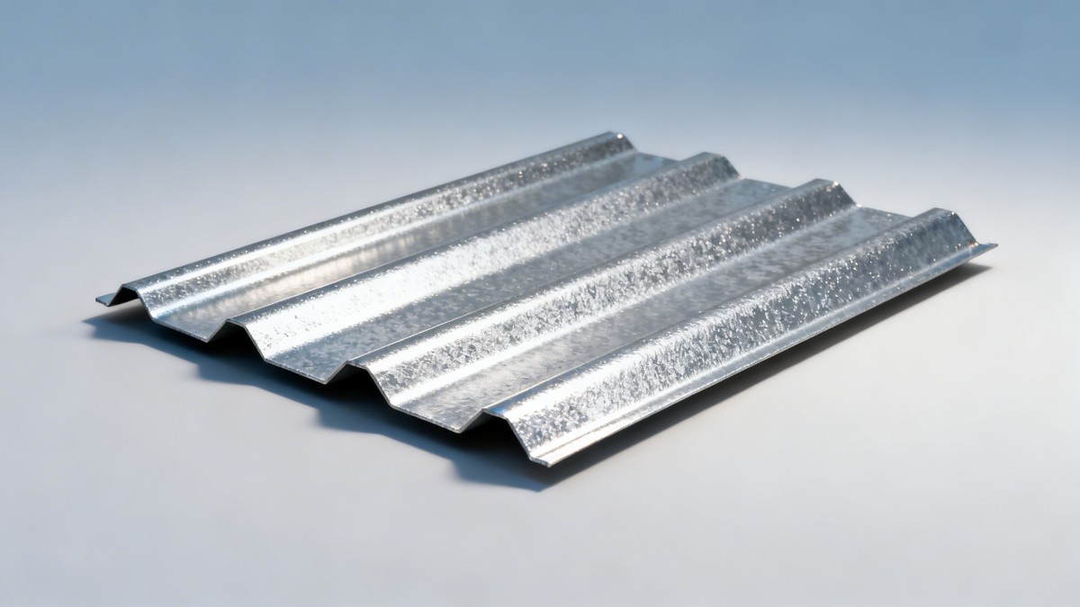 Galvanized steel roofing reflects heat—but not as much as advertised