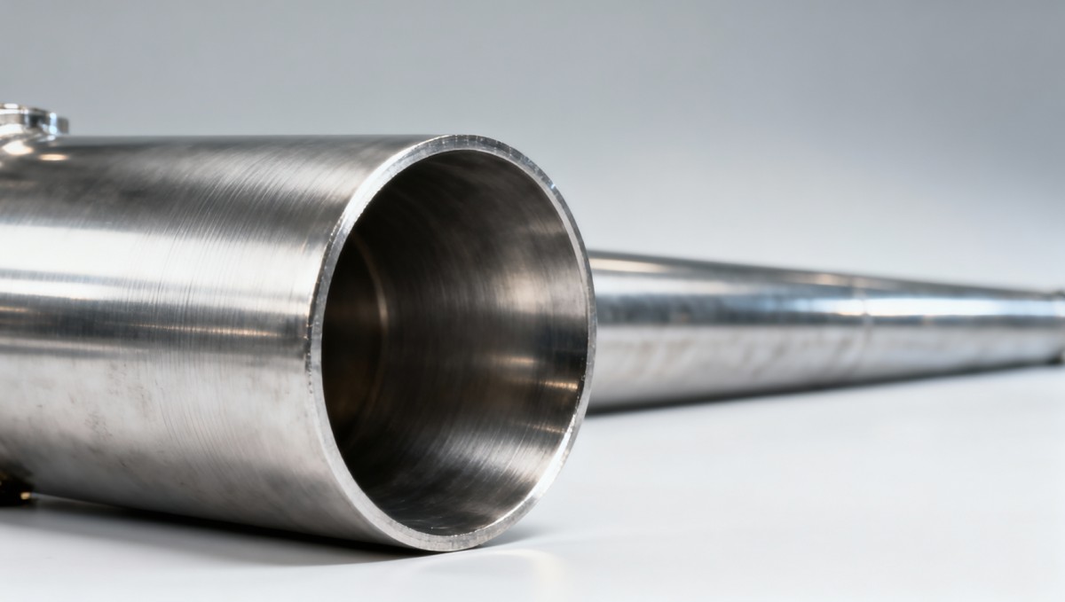 Stainless pipe surface finish affects cleaning frequency in food-grade applications