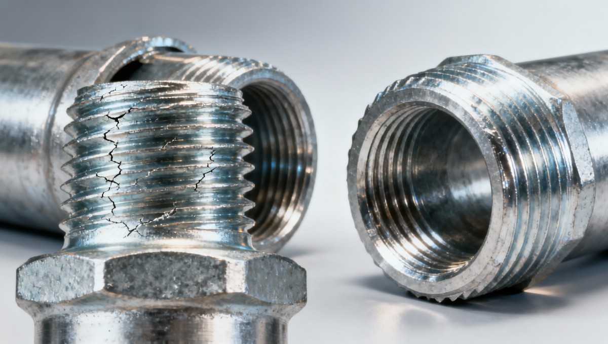 Galvanized steel pipe threads wear faster than black steel—here’s how to extend life