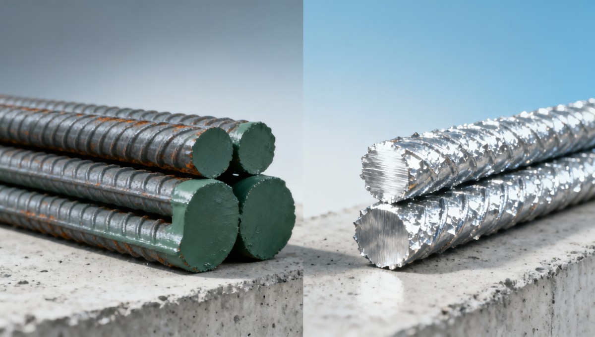 Rebar for foundation: epoxy-coated vs. galvanized—long-term chloride resistance comparison