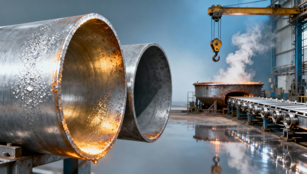 Why galvanized pipe manufacturers still use hot-dip over electro-galvanizing