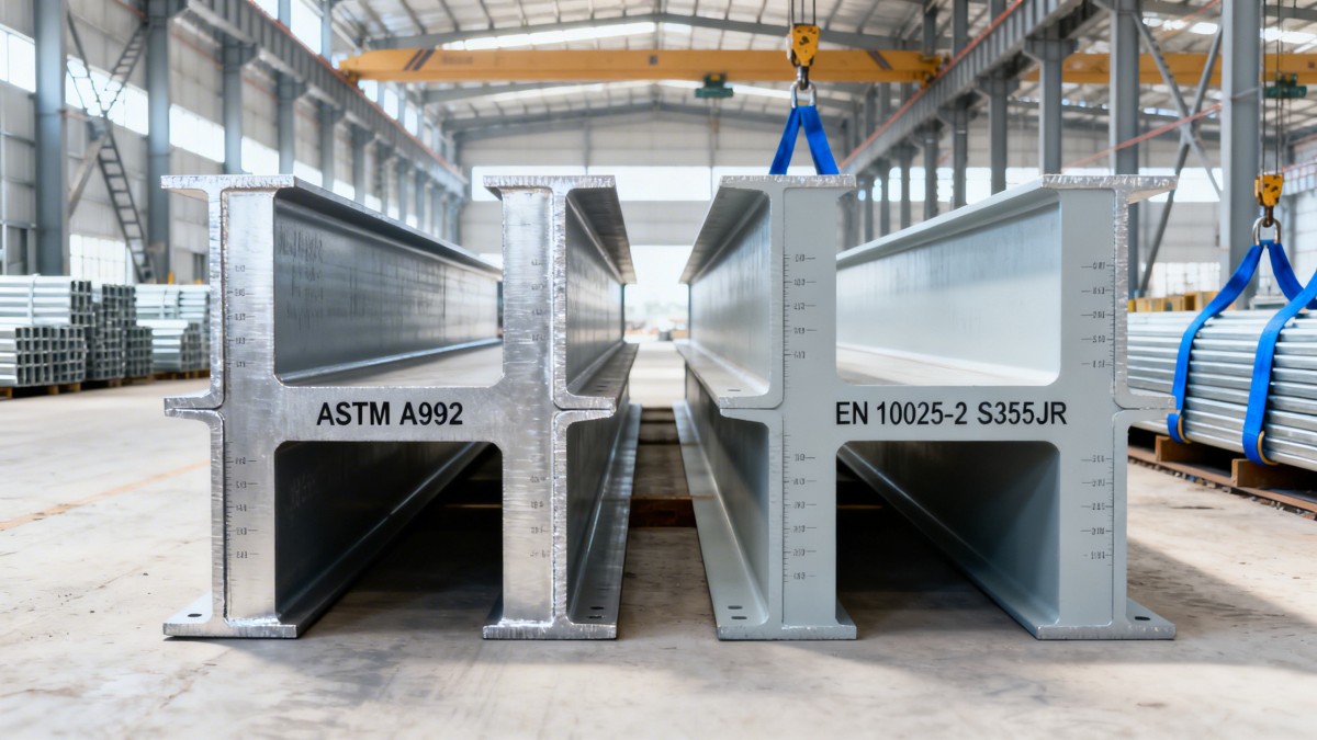 Structural steel grades EN 10025 vs. ASTM A992: Can they be substituted without recalculating connections?