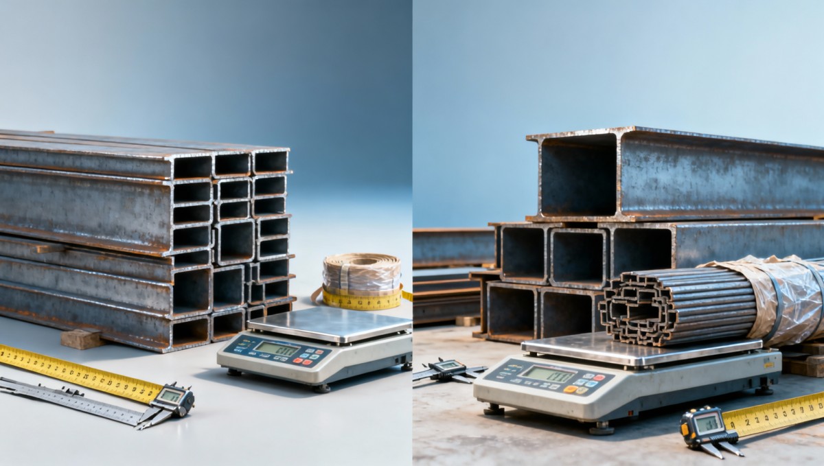 Steel Beam Weight Calculator Results vs Actual Delivery Weight