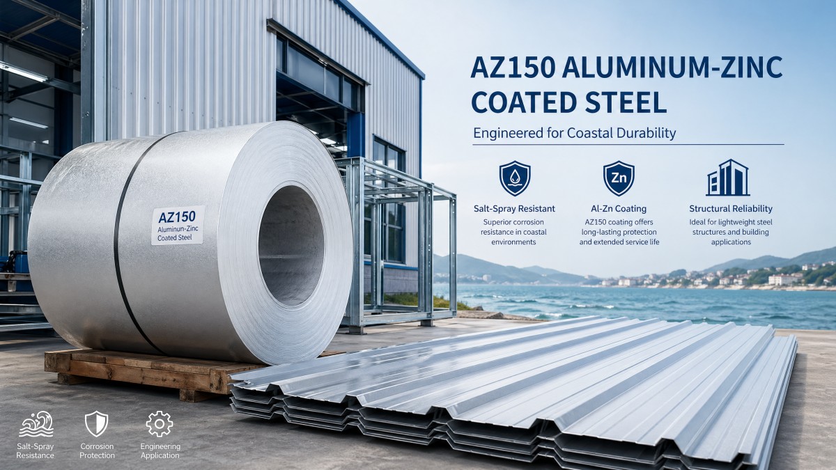 AZ150 Galvalume Steel Coil in Coastal Areas: Good Fit?