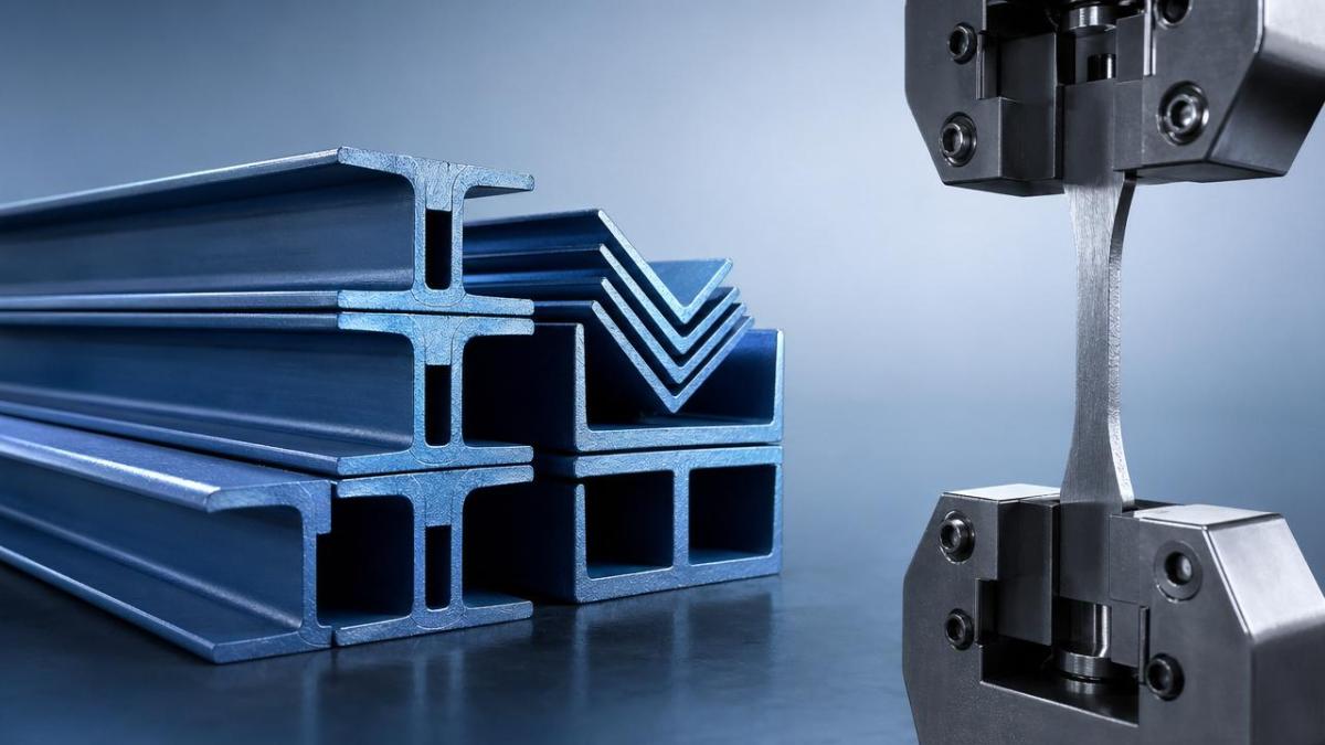 Do structural steel specifications require tensile strength testing on every batch?