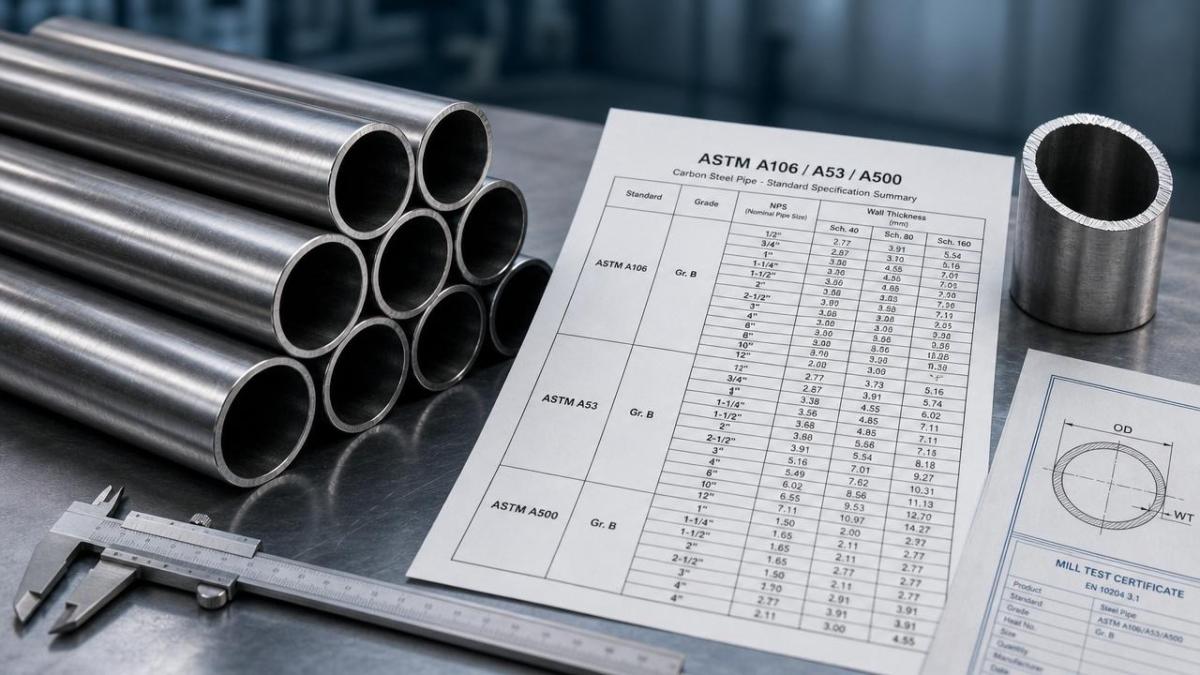 How to Read ASTM Steel Pipe Specs Without Missing Details كيفية قراءة مواصفات أنابيب الصلب ASTM دون تفويت التفاصيل