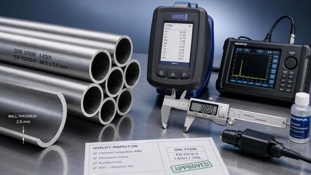 DIN 17456 Stainless Tube: Which Tests Matter Most?